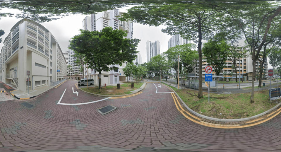 Service Road Panorama Fetched