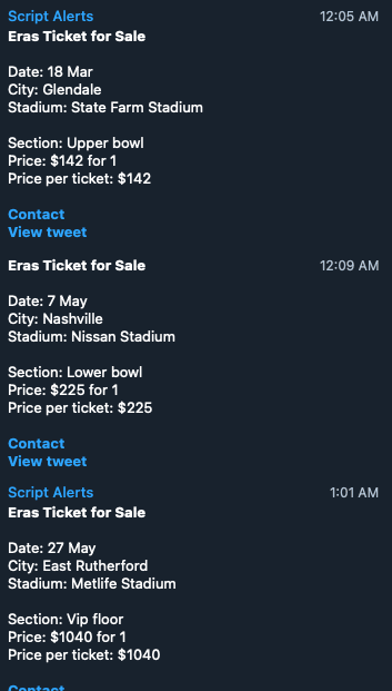 Telegram Notifications
